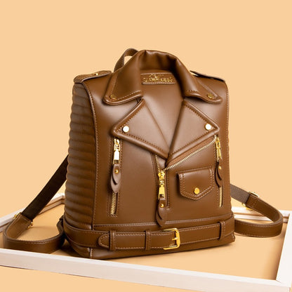 Cross-Border Backpack 2026 New Women'S Bag European And Soft Textured Jacket Backpack Fashionable Versatile Backpack