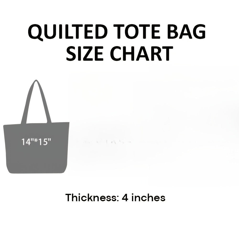 Bohemian Style Quilted Tote Bag | Large Capacity for Storing Books, Washable And Easy to Maintain, Versatile for Travel And Daily Use