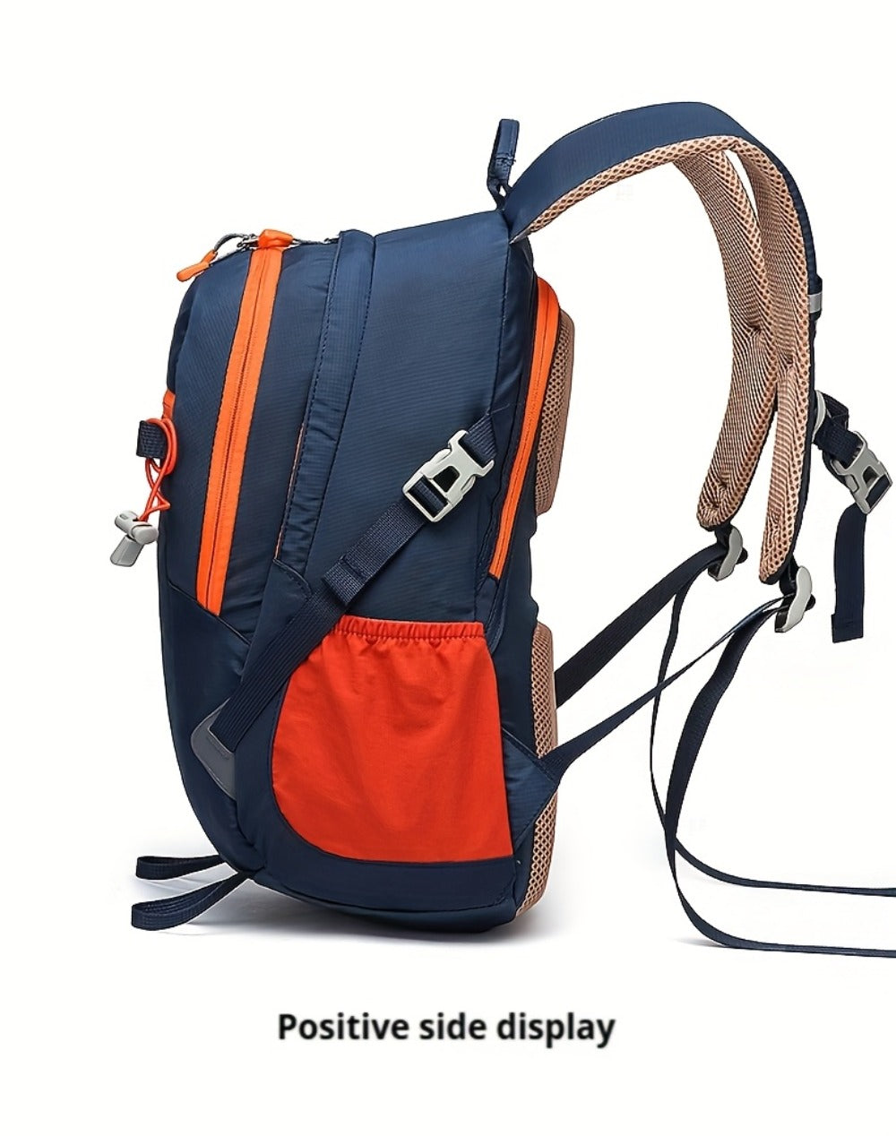Men Women Hiking Backpack, Outdoor Camping Rucksack, 5.28gal Daypack with Rain Cover, Lightweight Travel Bag Durable for Weekend Getaway, Casual Daypack for Cycling Camping Running