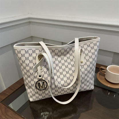 Tote Bag for Women – Large Capacity, Checkered Large Capacity Retro Plaid | Bag Vero – detail view 21