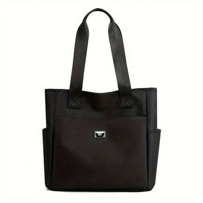 1pc of Women's Fashionable Nylon Handbag - Durable, with a Multi-pocket Design, Equipped with a Zipper Closure, and It Is Very Suitable for Shopping, Working and Daily Travel.
