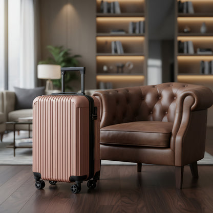 Trolley Suitcase, Travel Handbag, Makeup Bag, A Single 20in Suitcase, Men'S Luggage, Women'S Luggage, ABS Material Suitcase, Suitable For Business Travel, Personal Travel, Mixed Colors