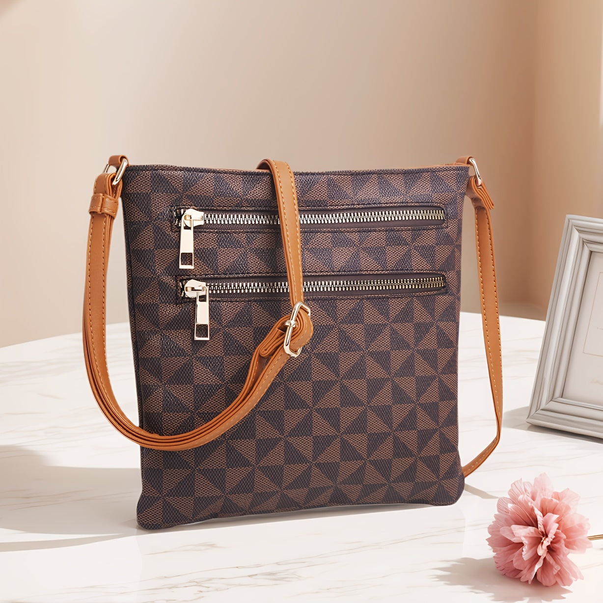 Crossbody Bag for Women – 11 Colors, Quilted, Adjustable Strap, Lightweight | Bag Vero – detail view 3