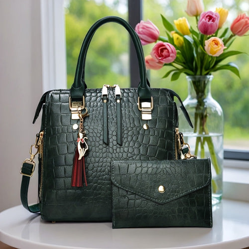 Crossbody Bag for Women – 2pcs, Adjustable Strap | Bag Vero – front view
