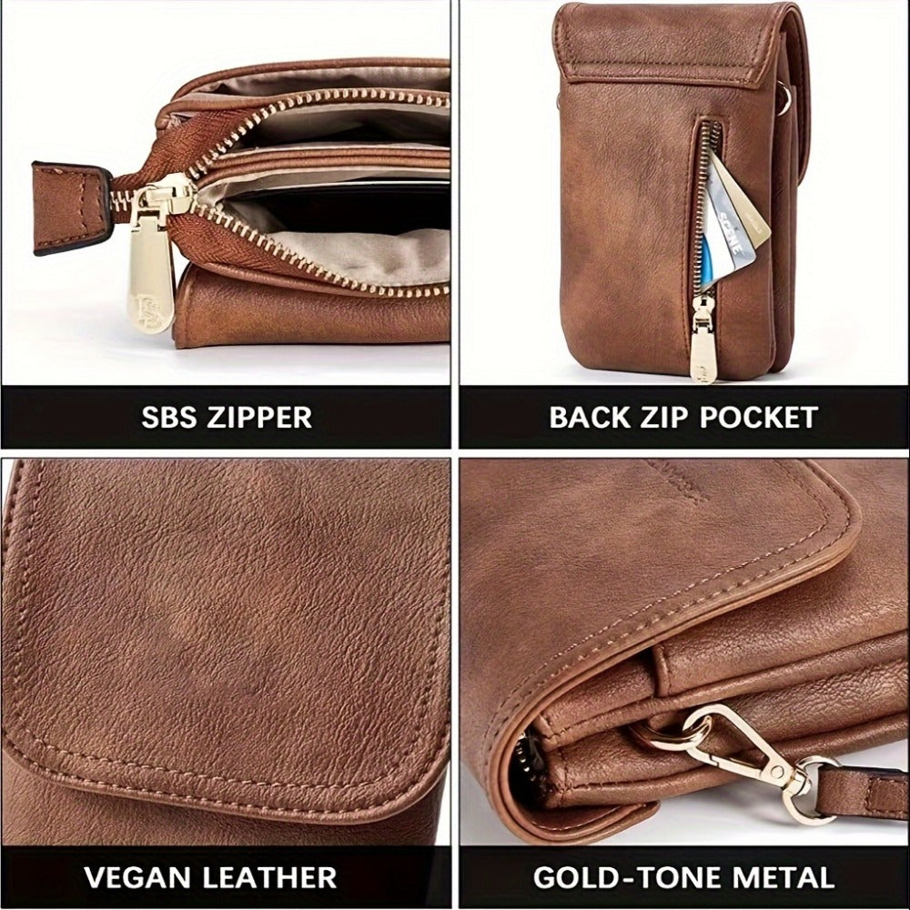 Crossbody Bag for Women – 4 Colors, PU Leather, Adjustable Strap | Bag Vero – detail view 15