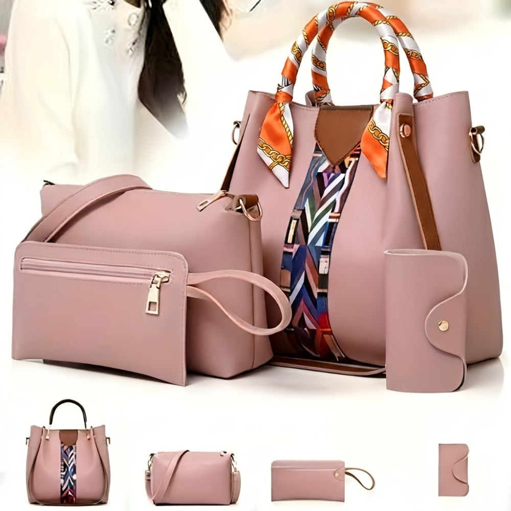 Crossbody Bag for Women – 4 Piece, 16 Colors, Large Capacity | Bag Vero – front view