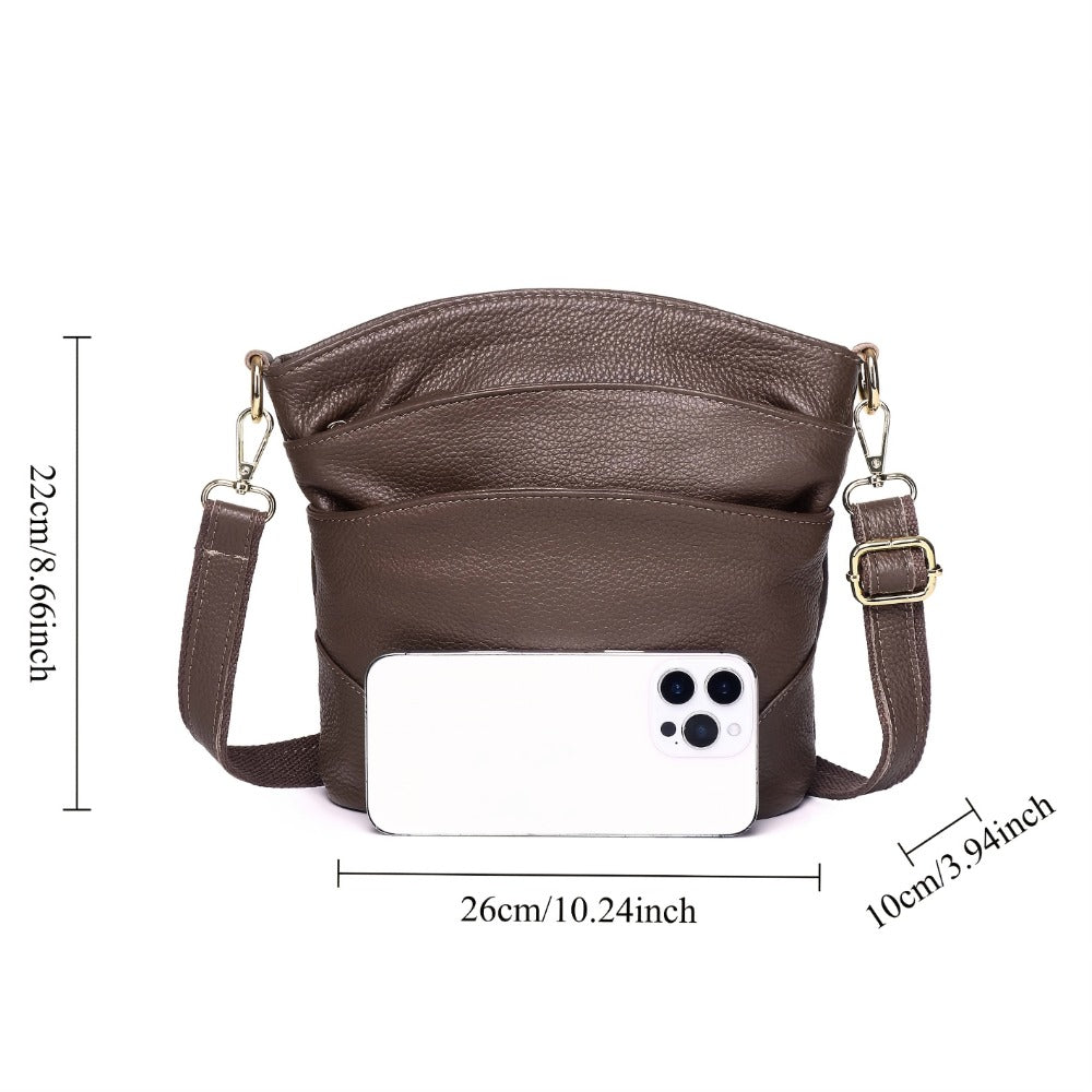 Crossbody Bag for Women – 5 Colors, Genuine Leather | Bag Vero – detail view 5