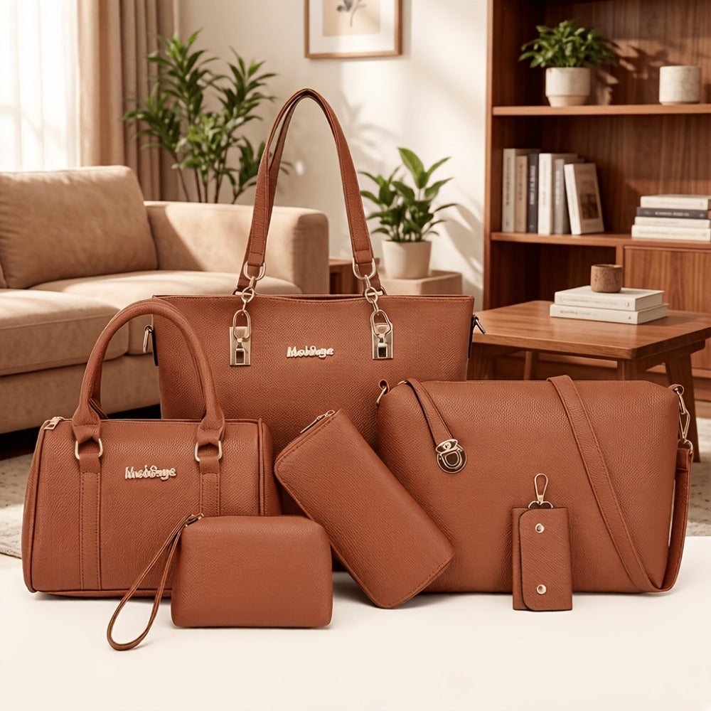 Crossbody Bag for Women – 6-Piece, Adjustable Strap, for Travel & Everyday Use | Bag Vero – front view