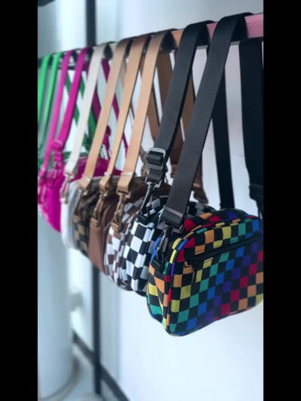 Crossbody Bag for Women – 7 Colors, Nylon, Multi-Pocket, Lightweight | Bag Vero – detail view 17