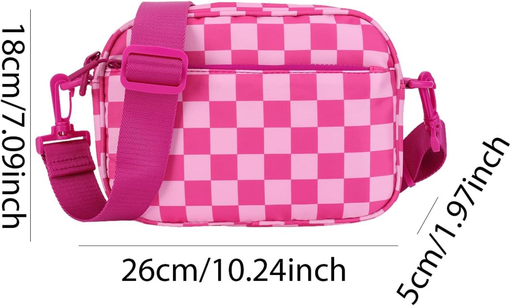 Crossbody Bag for Women – 7 Colors, Nylon, Multi-Pocket, Lightweight | Bag Vero – detail view 19