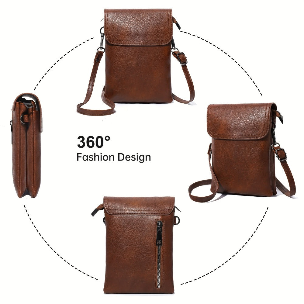 Crossbody Bag for Women – 7 Colors, PU Leather, Adjustable Strap | Bag Vero – detail view 8