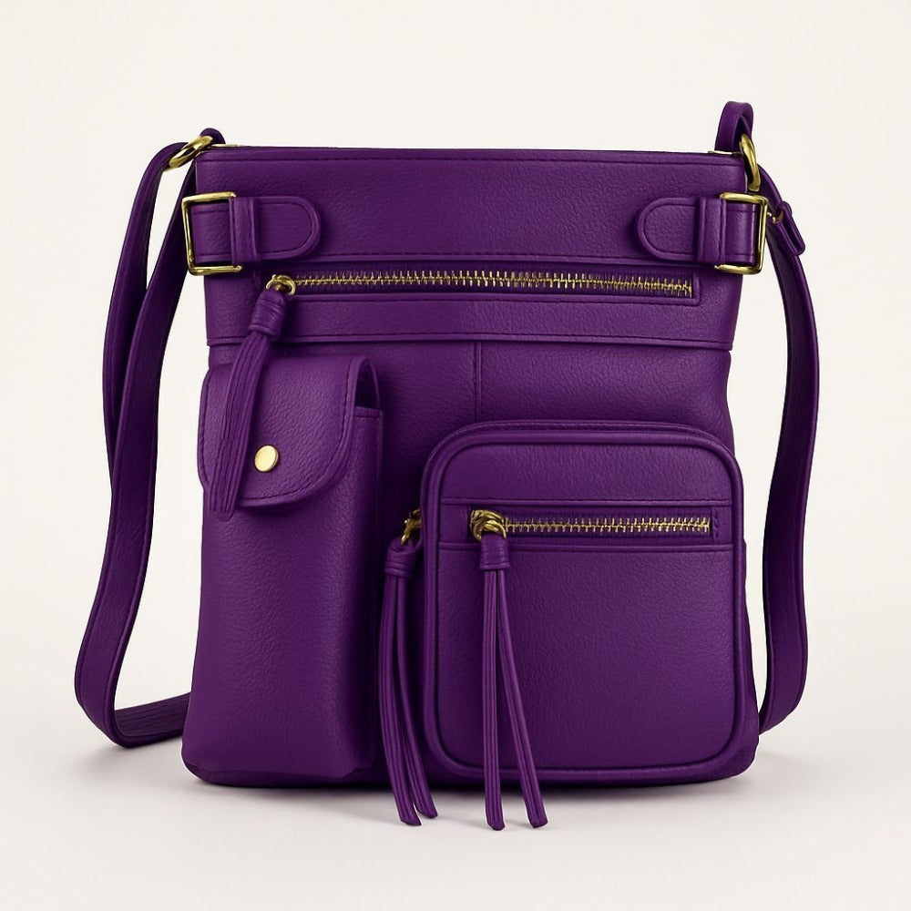 Crossbody Bag for Women – Genuine Leather, Adjustable Strap | Bag Vero – front view