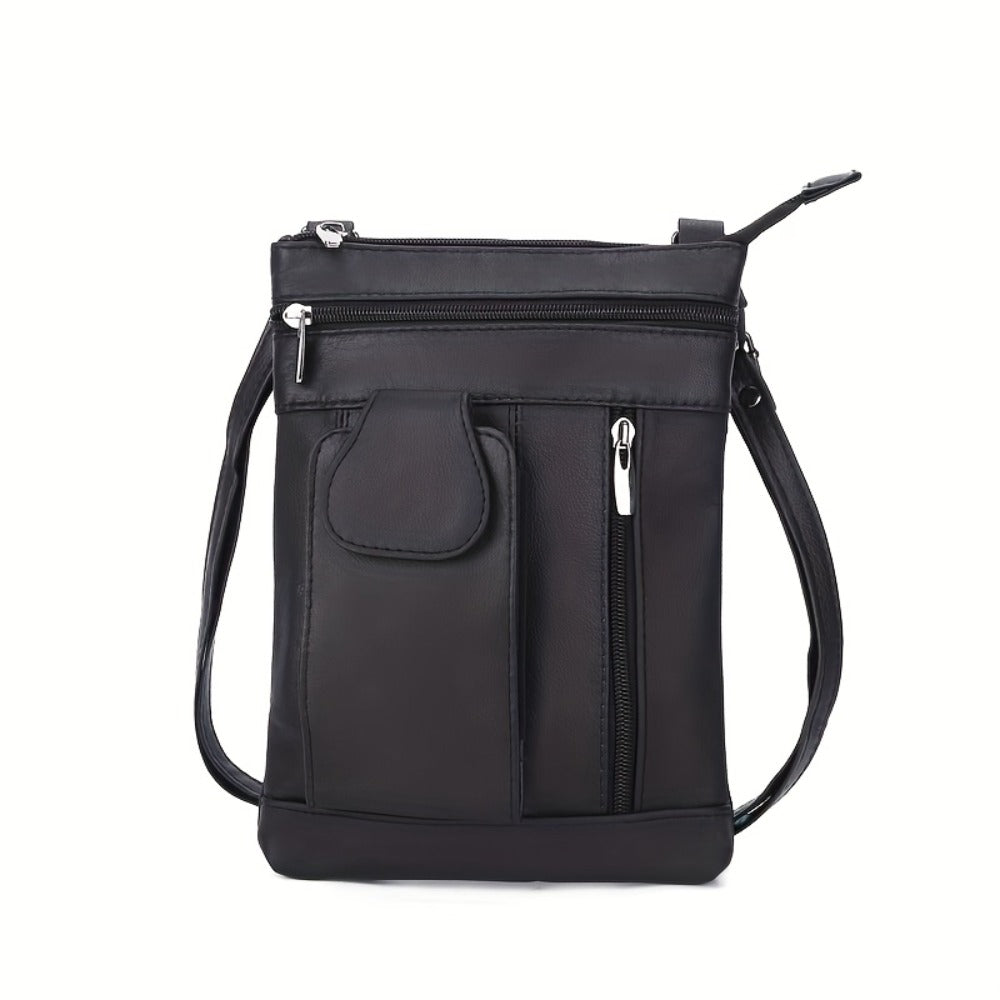 Crossbody Bag for Women – Genuine Leather, Adjustable Strap | Bag Vero – front view