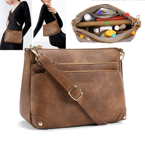Crossbody Bag for Women – Large Capacity, for Travel & Work | Bag Vero – front view