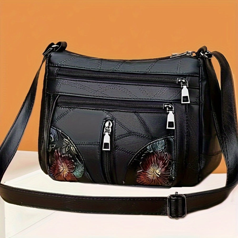 Crossbody Bag for Women – Nylon, Adjustable Strap | Bag Vero – front view