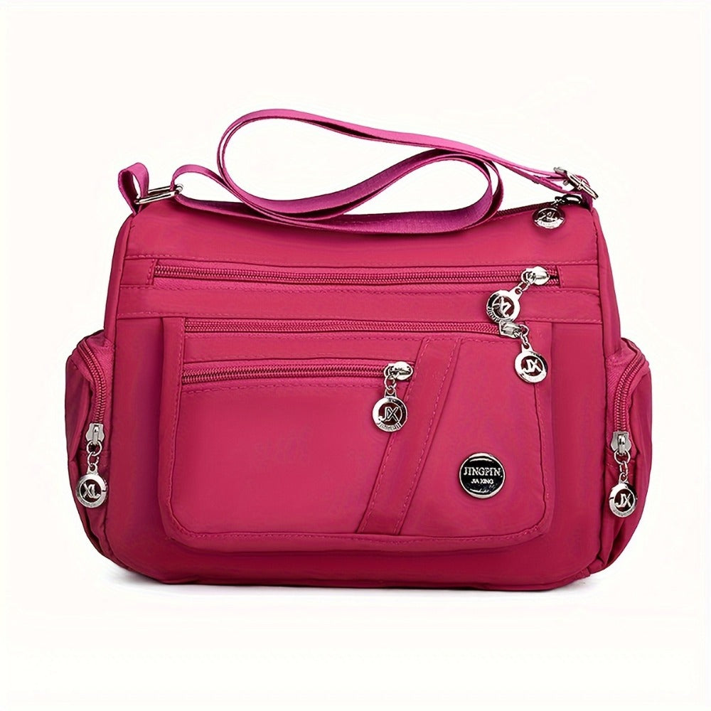 Crossbody Bag for Women – Nylon, Multi Pocket, Lightweight, Waterproof | Bag Vero – front view