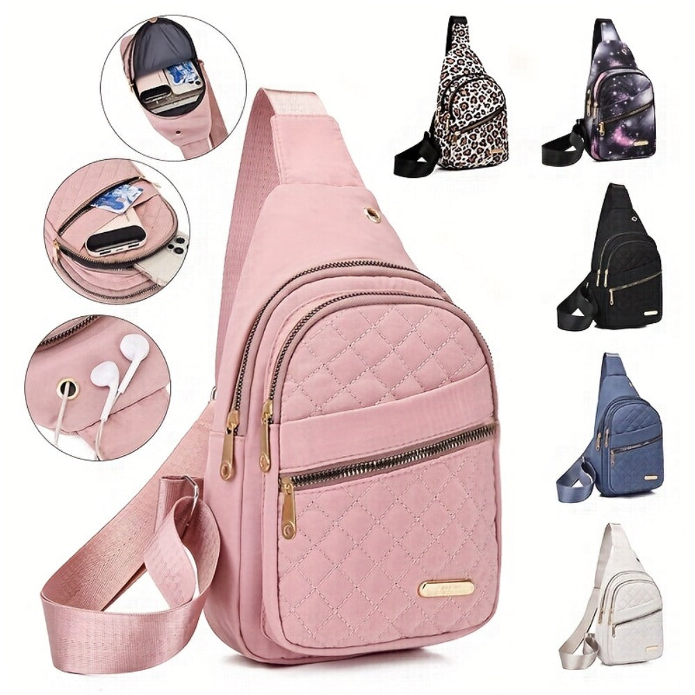 Crossbody Bag for Women – Quilted, Lightweight, for Travel & Everyday Use | Bag Vero – front view