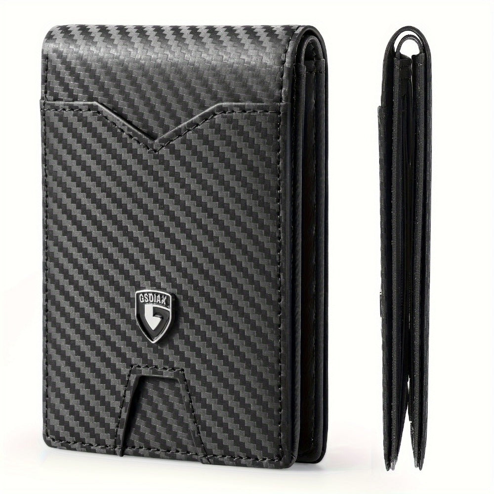 Men's Wallet – RFID Blocking, Slim Rfid Blocking Bifold Carbon | Bag Vero – detail view 15