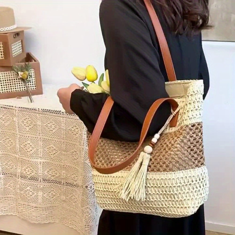 Crossbody Bag for Women – Straw, for Travel & Everyday Use | Bag Vero – detail view 6