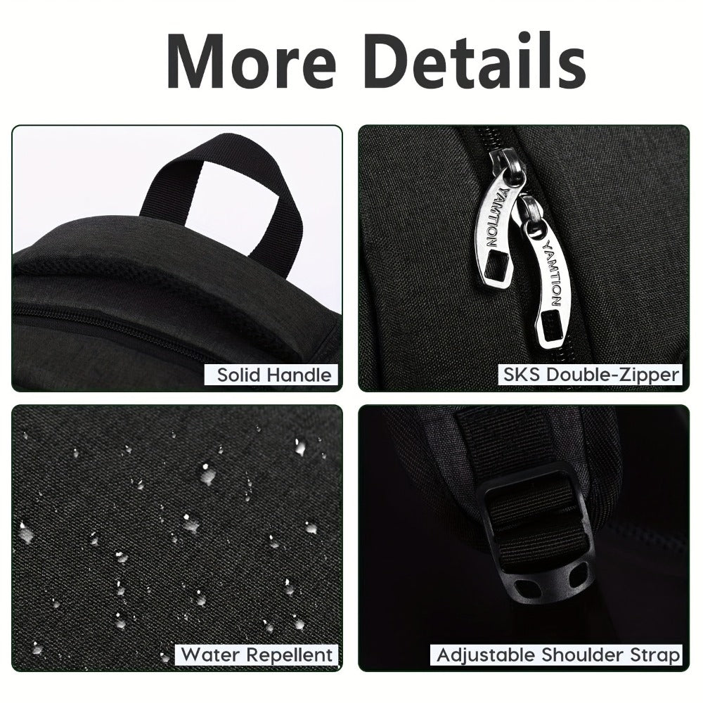 Laptop Backpack – 15.6 Inch, USB Charging, Adjustable Strap, for Travel & School | Bag Vero – detail view 5