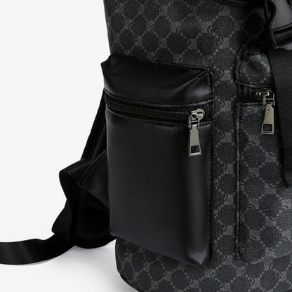 Laptop Backpack – PU Leather, Large Capacity, for Travel & Work | Bag Vero – detail view 10