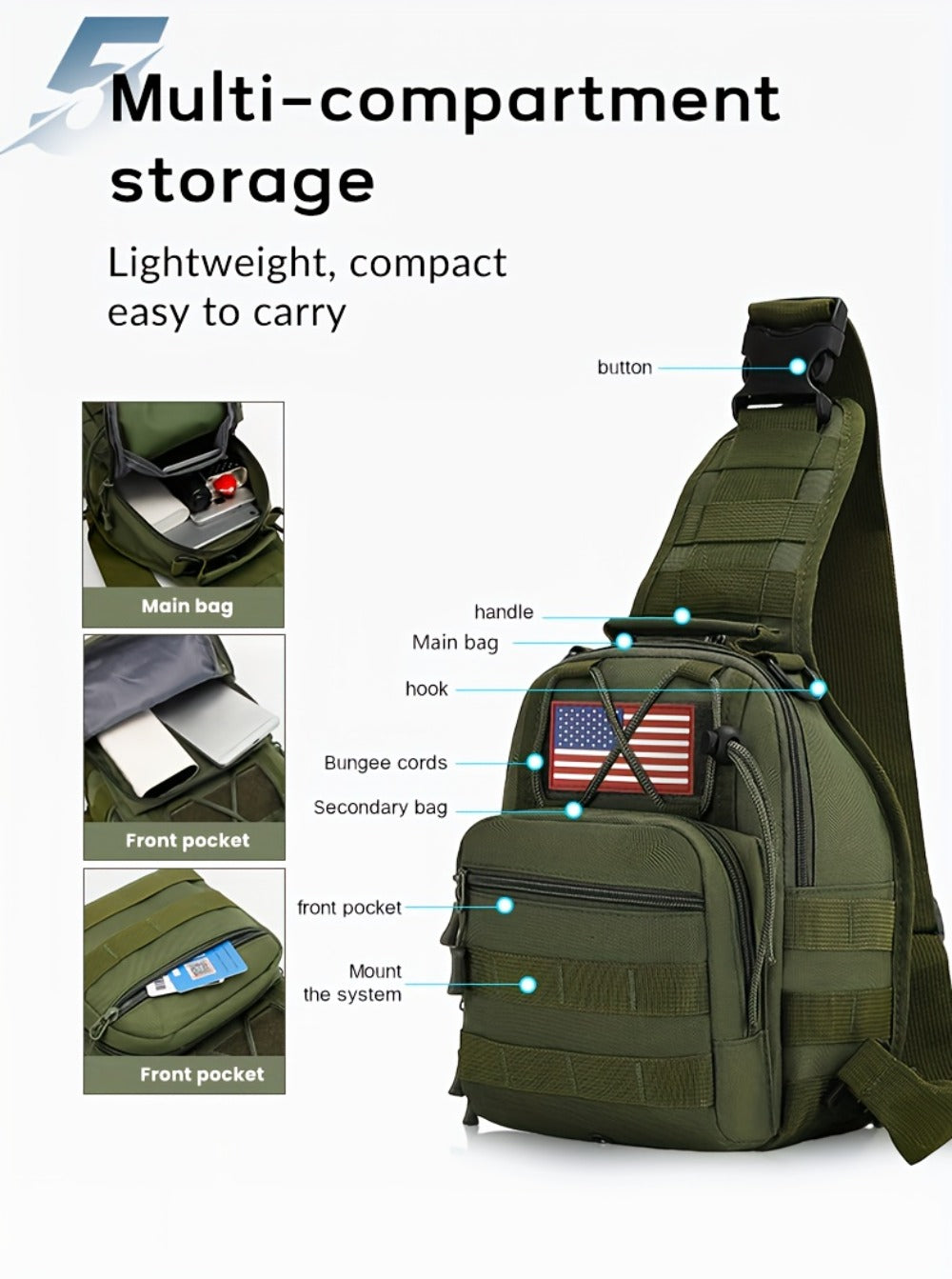 Set of 2pcs 21.13gal Spacious Multifunctional Camouflage Tactical Hiking Backpacks Featuring Various Compartments And a MOLLE System, Ideal for Outdoor Adventures, Camping, Trekking