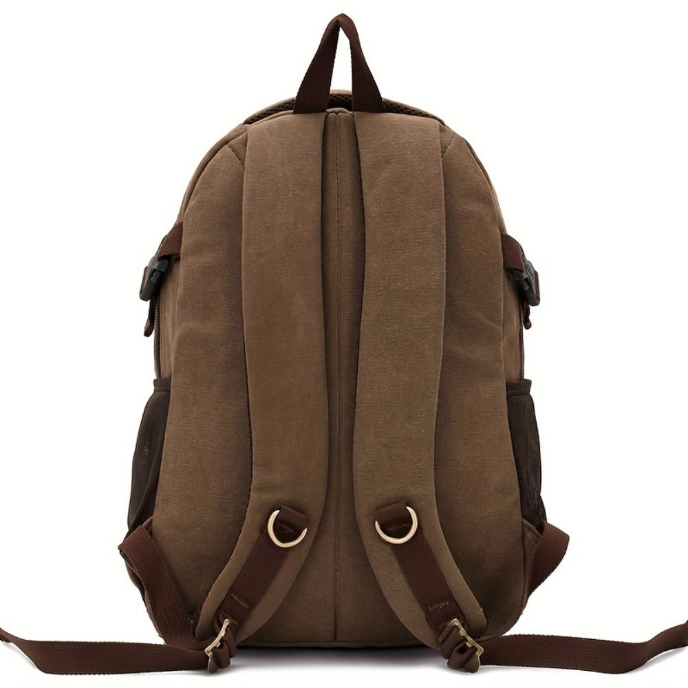 Travel Backpack – Canvas, Large Capacity, for Travel & School | Bag Vero – detail view 5