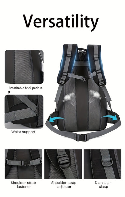 Men'S Large Capacity Outdoor Backpack, Sports Hiking Bag