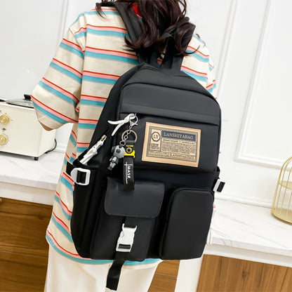 Backpack for Women – 5-Piece, Large Capacity, for School | Bag Vero – detail view 15