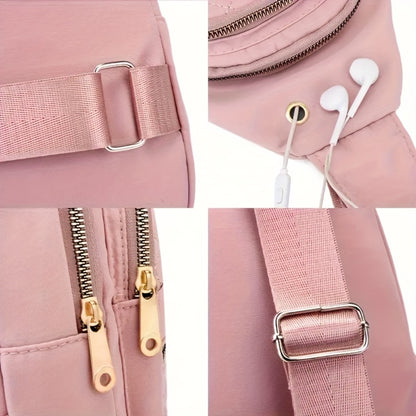 Introducing a New Women'S Fashion Chest Bag, Which Can Also Be Used As a Shoulder Or Messenger Bag. It Features a Diamond Pattern, an Adjustable Shoulder Strap, And a Zipper Design. This Bag Is Perfect for Convenient Travel