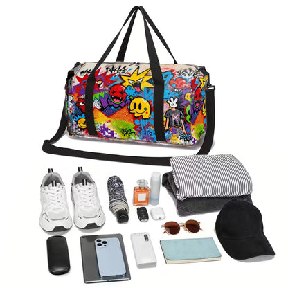 Gym Duffel Bag – Polyester, Adjustable Strap, for Travel | Bag Vero – detail view 11