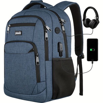 Backpack for Men and Women, School Backpack for Teens, 15.6 inch Laptop Backpack with USB Charging port for Business College Travel