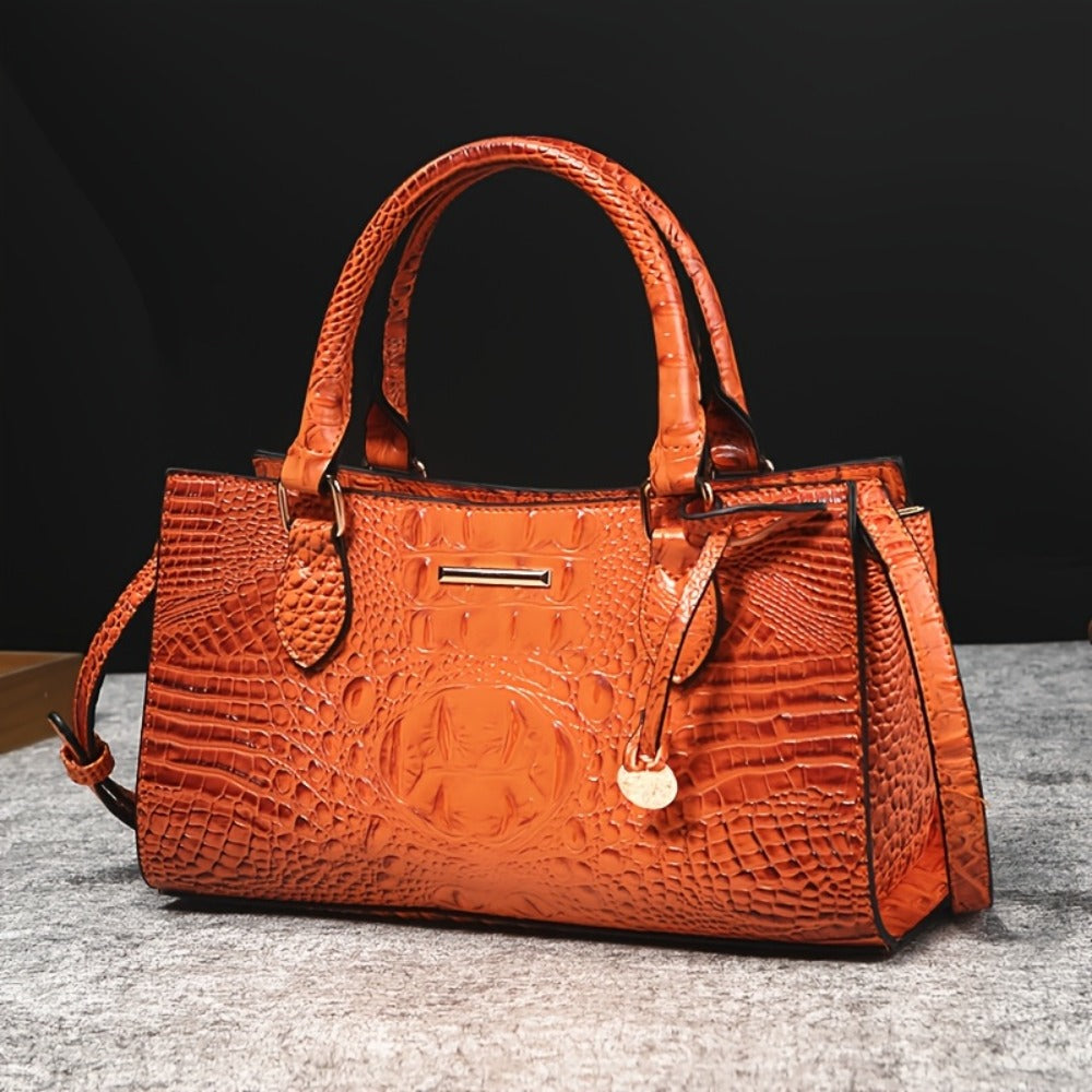 Crossbody Bag for Women – for Travel & Everyday Use, Alligator Print Luxury Zipper Party | Bag Vero – alternate view