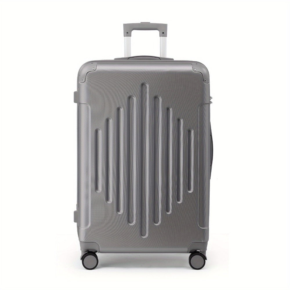 20/24/28 Inch Airline Approved Carry-On & Checked Baggage - ABS Hardshell Suitable for, TSA Lock, Silent Spinner Wheels, Lightweight Luggage with Iron- Frame, Zipper Closure, for Travel