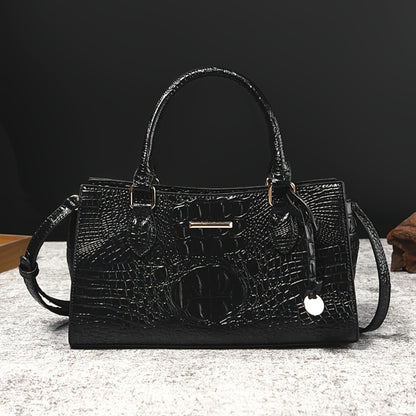 Crossbody Bag for Women – for Travel & Everyday Use, Alligator Print Luxury Zipper Party | Bag Vero – detail view 10