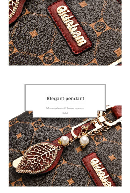 PU Fashionable Large Capacity Women's Handbag, High Quality Fabric, Durable, Can Be Carried As A Shoulder Bag or Messenger Bag, Suitable As A Gift.