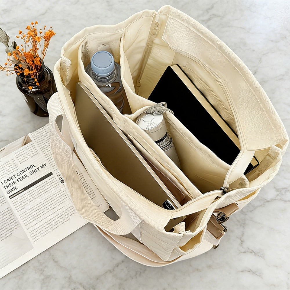 Crossbody Bag for Women – Canvas, Multi-Pocket, for Travel & Work | Bag Vero – detail view 15