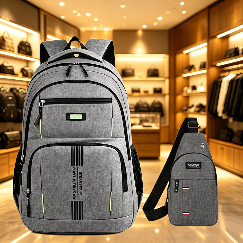Laptop Backpack – 2 Pack, 4 Colors, Large Capacity, for Travel & School | Bag Vero – detail view 6