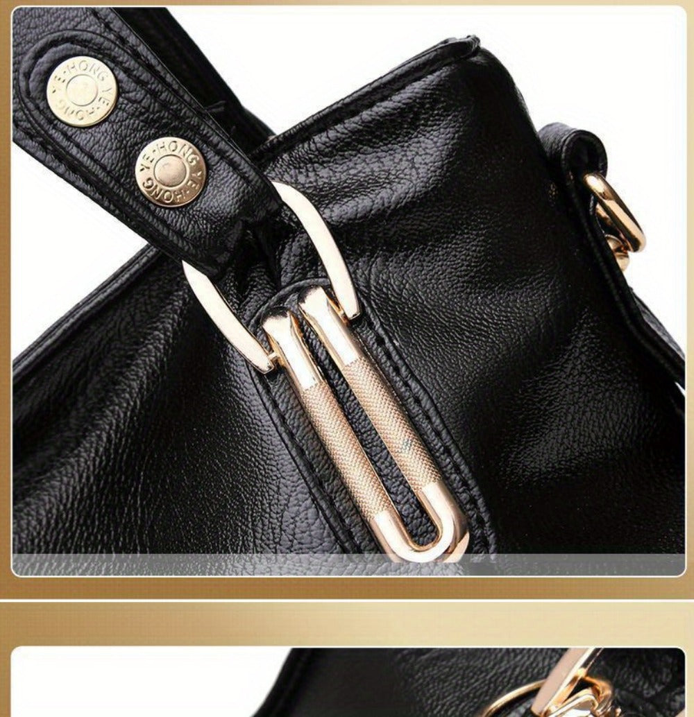 Crossbody Bag for Women – PU Leather, Multi-Pocket, for Work | Bag Vero – detail view 19