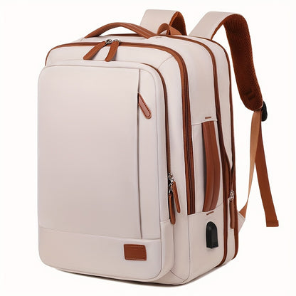 [Large Capacity Expandable Backpack] Large Capacity Expandable Laptop Backpack, Lightweight Travel Shoulder Bag, Dry and Wet Separation, Handheld Design, Suitable for Travel, Business, Commuting, School, Etc