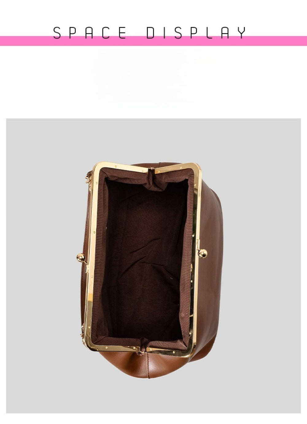 Luxury-inspired, Niche-design Large Clasp-closure Clutch Bag-spacious, Stylish, and Versatile. Metal-framed Evening Clutch-perfect for Birthdays and Holidays.
