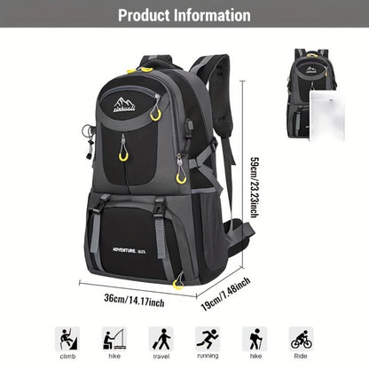 Men'S Large Capacity Outdoor Backpack, Sports Hiking Bag