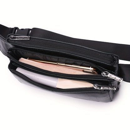 Waist Bag – Genuine Leather, Adjustable Strap, Lightweight, for Travel | Bag Vero – detail view 18