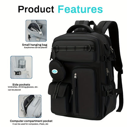 Versatile Voyager Backpack - Travel for Women with Shoe Compartment, Airline Approved, Durable, And Spacious for Outdoor Enthusiasts