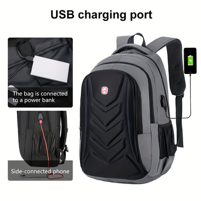 High Quality Outdoor Hiking Laptop Backpack - Fits 15.6 Laptops, Secure Compartment, Spacious Durable for Commuting & Business Trips