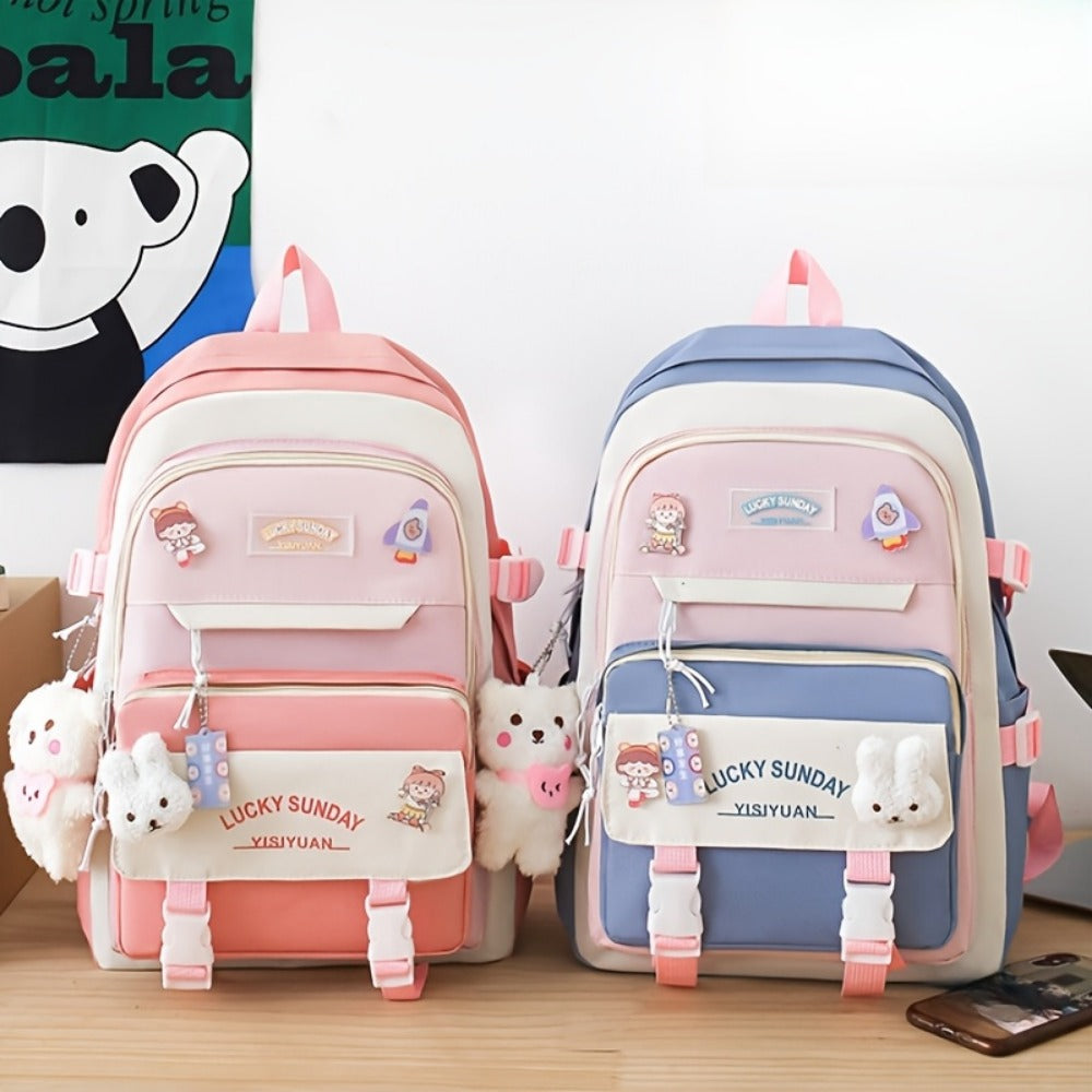 Travel Backpack – 5-Piece, Large Capacity, Lightweight, for Travel & School | Bag Vero – detail view 27