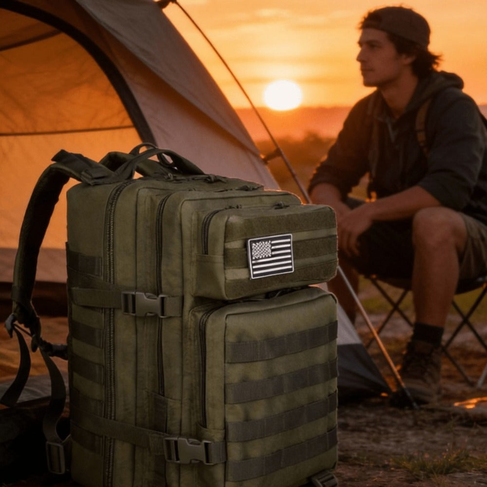 Spacious 11.62gal Hiking Backpack for Both Men And Women - Versatile Travel And Camping Bag