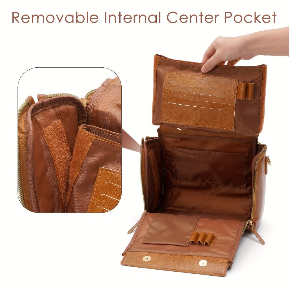 Retro Handbag, Western Women's Handbag, Coin Purse, Multi Slot Scarf, Portable Storage Bag, Women's Multi-layer Crossbody Bag, Shawl