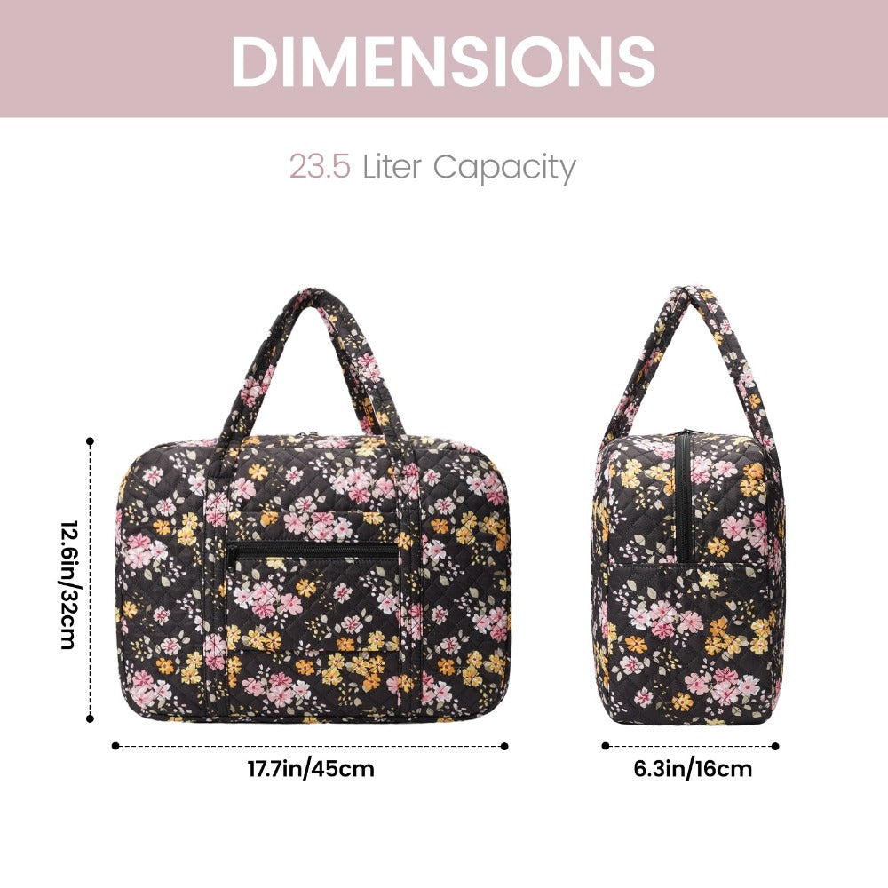 Travel Makeup Bag – Quilted, Trolley Sleeve, for Travel | Bag Vero – detail view 21