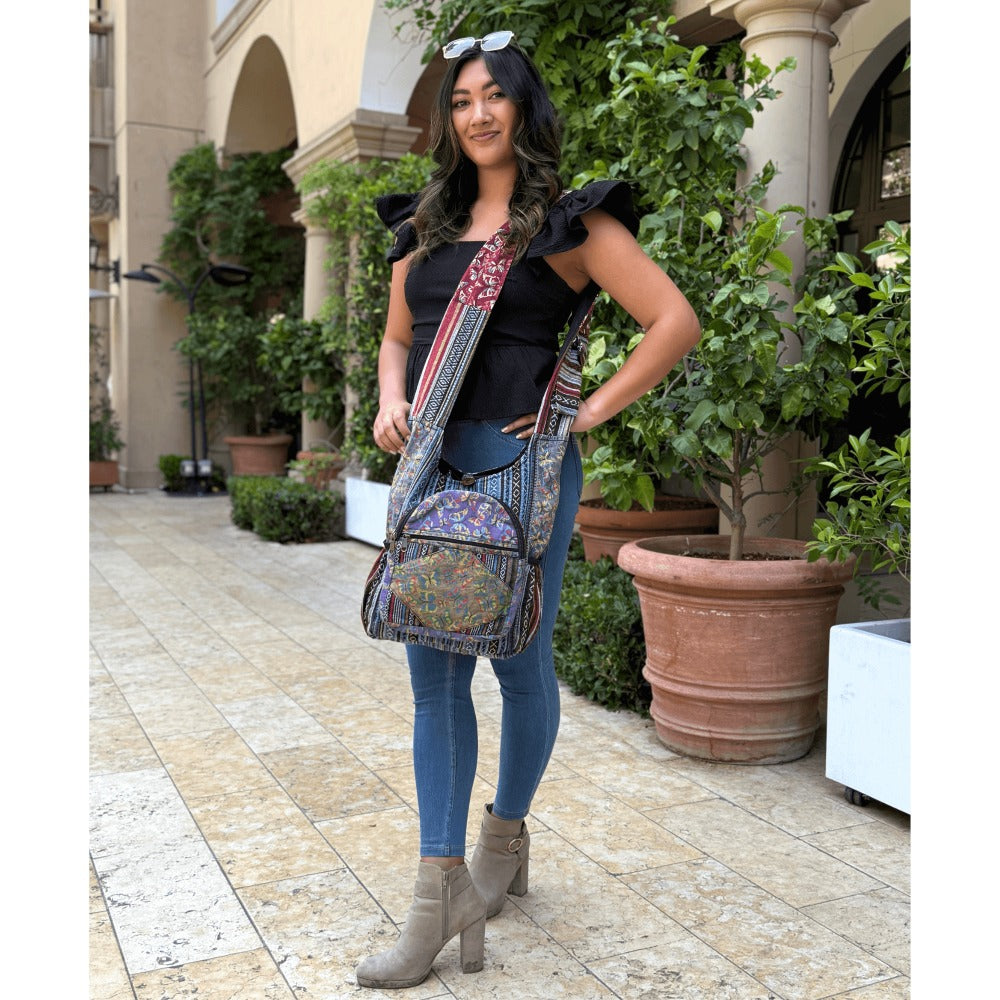 JUPITER GEAR Collection Butterfly Design Hobo Bag